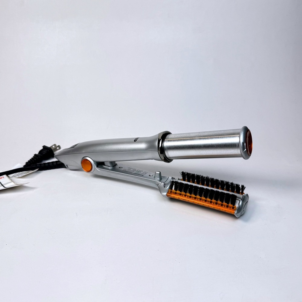 InStyler Rotating Iron IS1001 Silver Hair Curler Straightener Styler 1.25 Inch